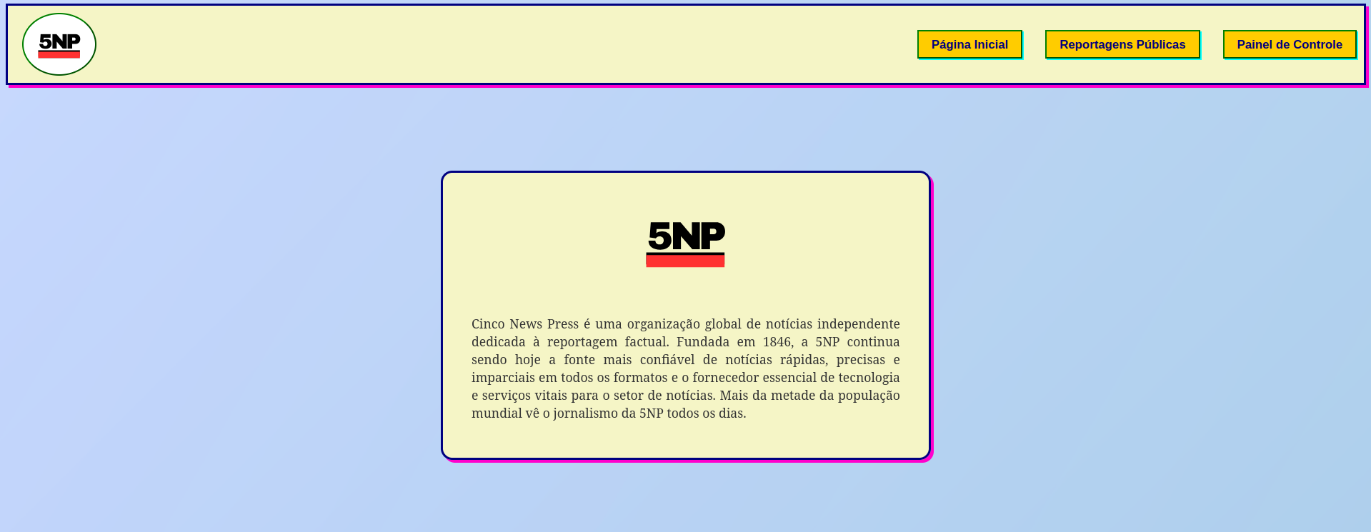 Noticias main page preview